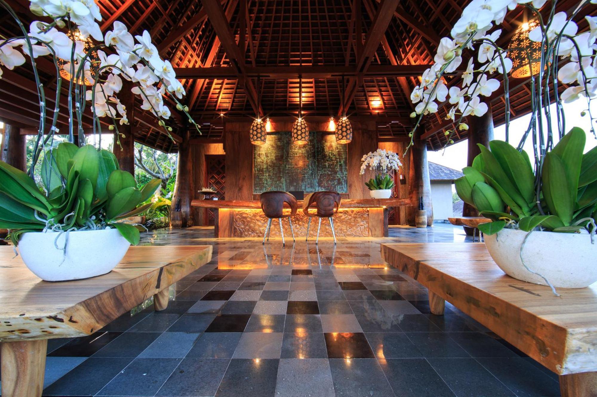 Tejaprana Bisma - CHSE Certified Ubud Exterior foto The lobby of the resort